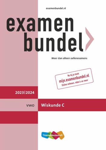 9789006648331 - Examenbundel 2023-2024 vwo wiskunde-c