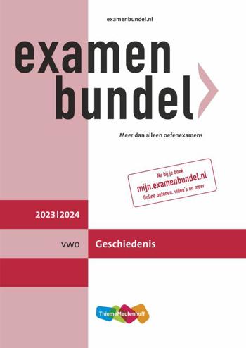 9789006648379 - Examenbundel 2023-2024 vwo geschiedenis