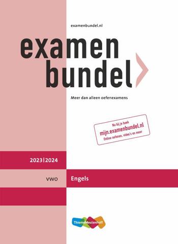 9789006648546 - Examenbundel 2023-2024 vwo engels