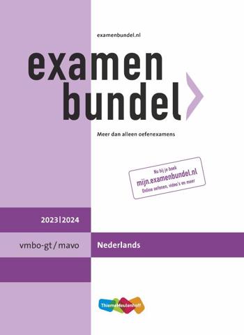 9789006648553 - Examenbundel 2023-2024 vmbo-gt/mavo nederlands
