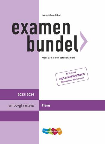 9789006648560 - Examenbundel 2023-2024 vmbo-gt/mavo frans