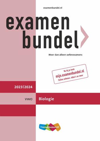 9789006648591 - Examenbundel 2023-2024 vwo biologie