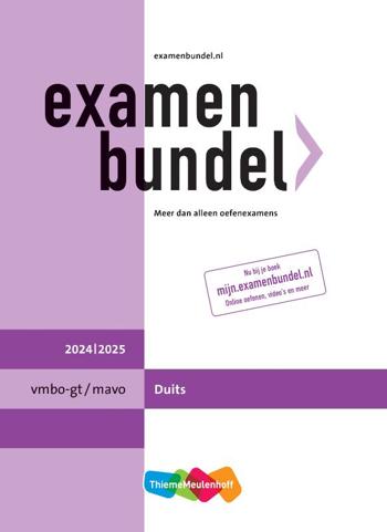 9789006650655 - Examenbundel 2024-2025 online+boek vmbo-gt/mavo duits