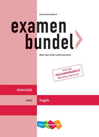 9789006650709 - Examenbundel 2024-2025 online+boek vwo engels