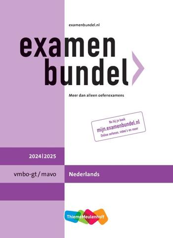 9789006650716 - Examenbundel 2024-2025 online+boek vmbo-gt/mavo nederlands