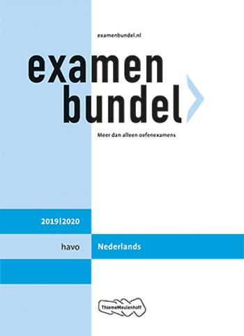 9789006690781 - Examenbundel 2019-2020 havo nederlands