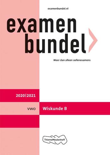 9789006781243 - Examenbundel 2020-2021 vwo wiskunde-b
