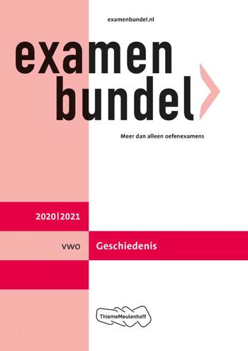 9789006781366 - Examenbundel 2020-2021 vwo geschiedenis