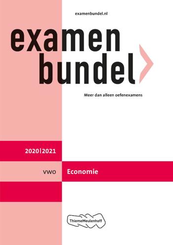 9789006781526 - Examenbundel 2020-2021 vwo economie