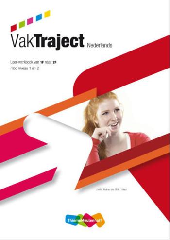 9789006814743 - Vaktraject van 1f naar 2f mbo niveau 1 en 2 leer-werkboek