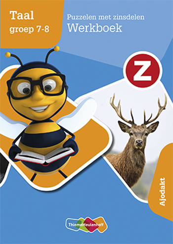 9789006840865 - Z-Taal groep 7-8 Puzzelen met zinsdelen werkboek Ajodakt