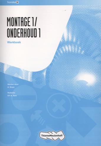 9789006901511 - Tr@nsfer-w montage 1/onderhoud 1 werkboek