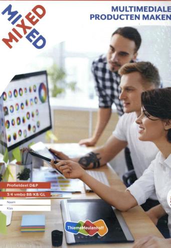 9789006915648 - Mixed LRN-line vmbo multimediaal product maken online + boek 4-jaar afname
