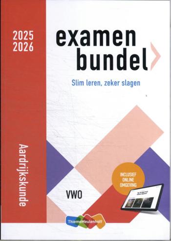 9789006993332 - Examenbundel vwo Aardrijkskunde 2025/2026