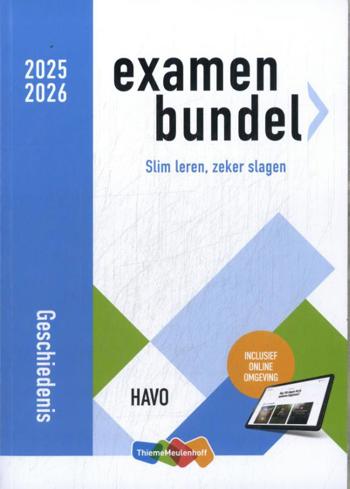 9789006993349 - Examenbundel havo Geschiedenis 2025/2026