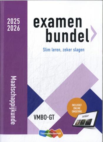 9789006993677 - Examenbundel vmbo-gt/mavo Maatschappijkunde 2025/2026