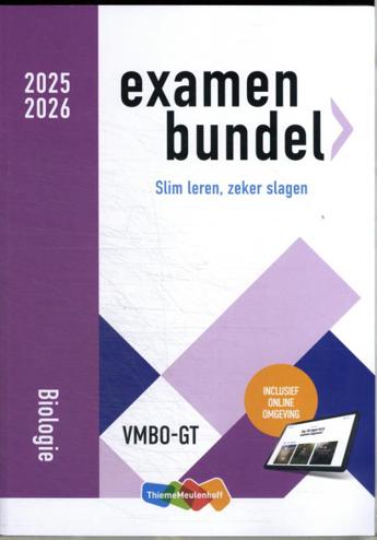 9789006994087 - Examenbundel vmbo-gt/mavo Biologie 2025/2026