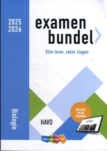 9789006994155 - Examenbundel havo Biologie 2025/2026