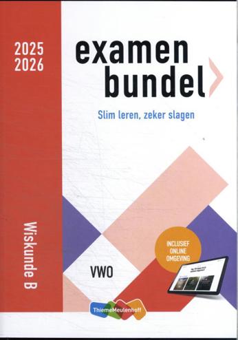 9789006994261 - Examenbundel vwo Wiskunde B 2025/2026