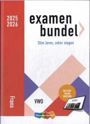 9789006994360 - Examenbundel vwo Frans 2025/2026