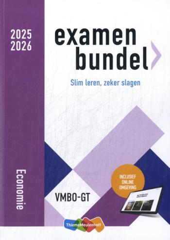 9789006994476 - Examenbundel vmbo-gt/mavo Economie 2025/2026