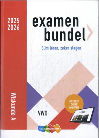 9789006994667 - Examenbundel vwo Wiskunde A 2025/2026