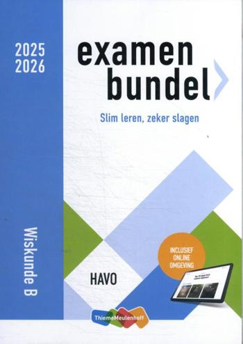 9789006994759 - Examenbundel havo Wiskunde B 2025/2026