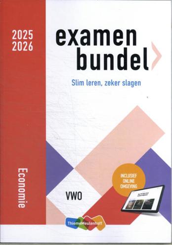 9789006994827 - Examenbundel vwo Economie 2025/2026