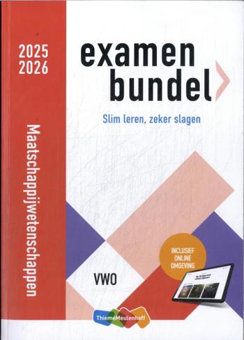 9789006995169 - Examenbundel vwo Maatschappijwetenschappen 2025/2026