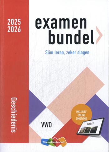 9789006995312 - Examenbundel vwo Geschiedenis 2025/2026