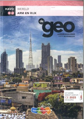 9789006998092 - De Geo LRN-line (CE 2025 e.v.) boek 4 havo