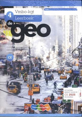 9789006998535 - De Geo LRN-line boek 4 vmbo-kgt CE
