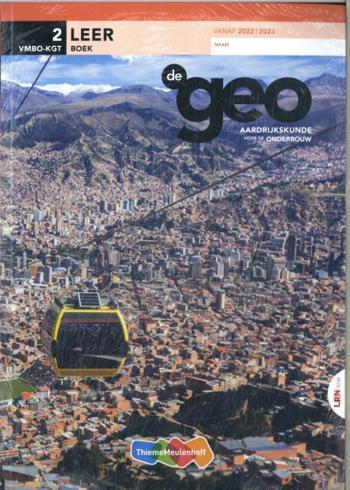 9789006999358 - De Geo LRN-line boek 2 vmbo-kgt