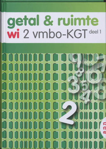 9789011104112 - Getal en ruimte (ed 2008) 2 vmbo-kgt deel 1