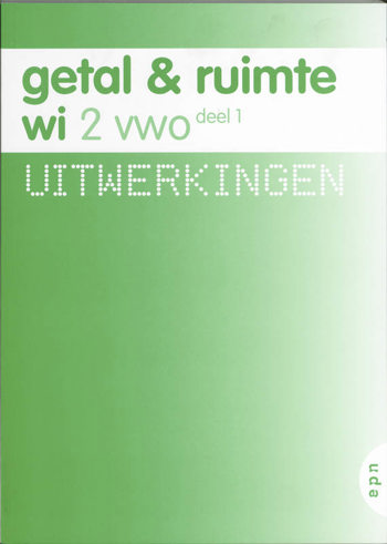 9789011106192 - Getal en ruimte (ed 2008) 2v uitwerkingen deel 1