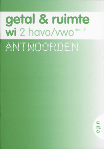 9789011106277 - Getal en ruimte (ed 2008) 2hv antwoorden deel 2