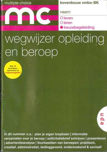 9789011108097 - Multiple choice (09-10) bb vmbo-bk wegw opleiding & beroep