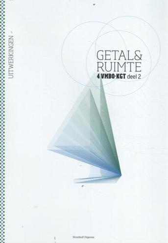 9789011111448 - Getal en ruimte (10e ed) 4 vmbo-kgt uitwerkingenboek deel 2