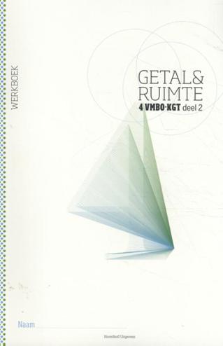 9789011111509 - Getal en ruimte (10e ed) 4 vmbo-kgt werkboek deel 2
