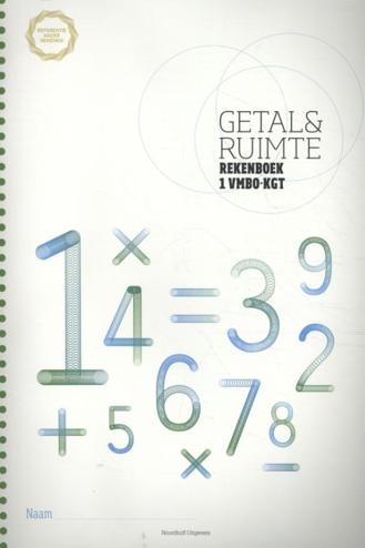 9789011111677 - Getal en ruimte 1 vmbo-kgt rekenboek