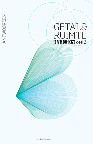 9789011112124 - Getal en ruimte (10e ed) 3 vmbo-kgt antwoordenboek deel 2