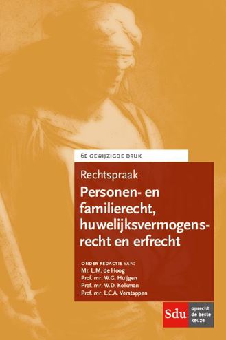 9789012404020 - Rechtspraak personen- en familierecht, huwelijksvermogensrecht en erfrecht