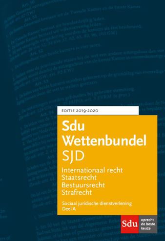 9789012404914 - Wetgeving Sociaal Juridische Dienstverlening 2019-2020