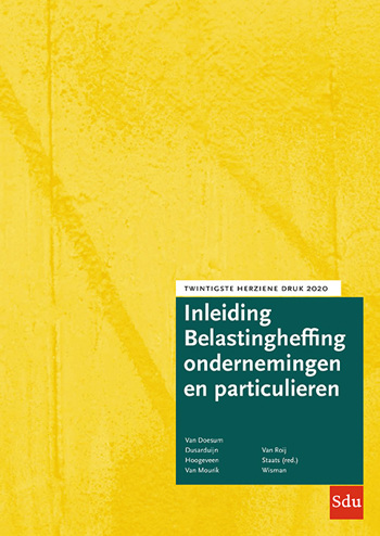 9789012405485 - Inleiding Belastingheffing ondernemingen en particulieren 2020