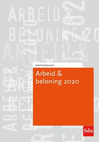9789012405768 - Wettenpocket Arbeid & Beloning 2020