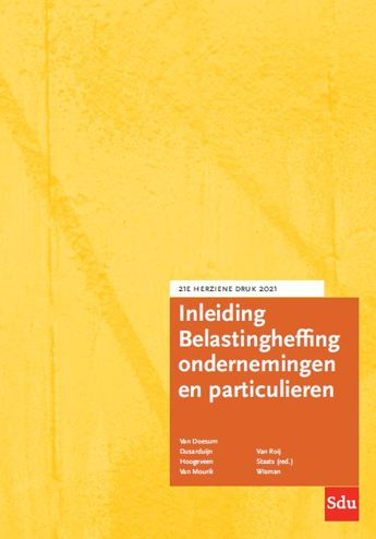 9789012406604 - Inleiding Belastingheffing ondernemingen en particulieren 2021