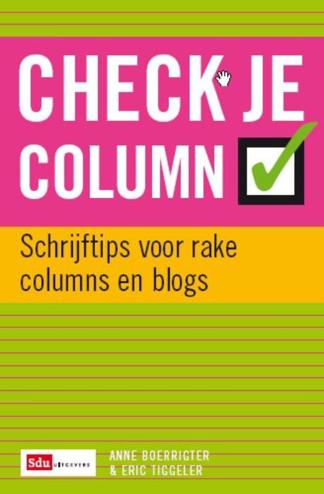 9789012583084 - Check je column tips en antitips voor rake columns en blogs