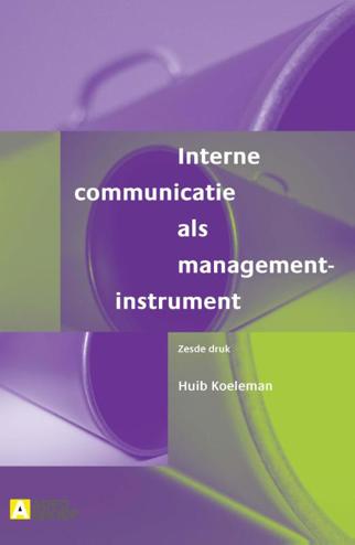 9789013077278 - Interne communicatie als management instrument