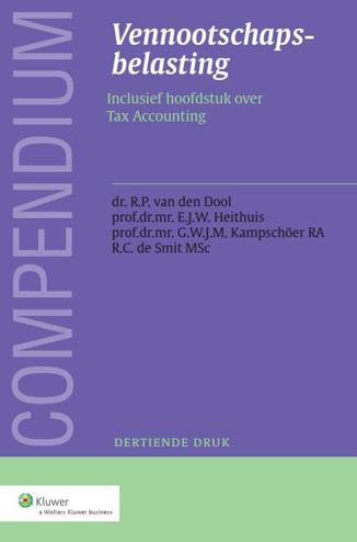 9789013121353 - Compendium vennootschapsbelasting