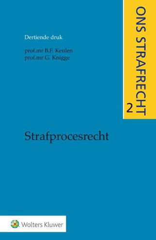 9789013121797 - Strafprocesrecht